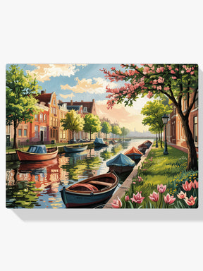 

Dipingere con i numeri - Primavera ad Amsterdam V2
