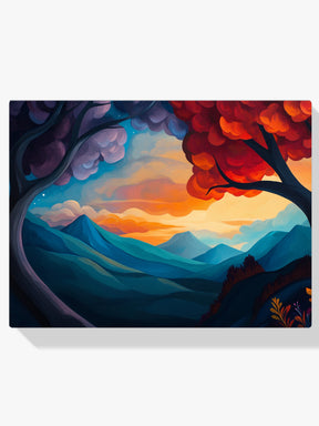 Dipingi con i numeri - Heavenly Forest Horizon