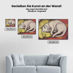 

Dipingere con i numeri - Gatto su cuscino giallo da dipingere