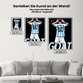 Dipingi con i numeri - Messi