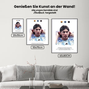 Dipingi con i numeri - Messi
