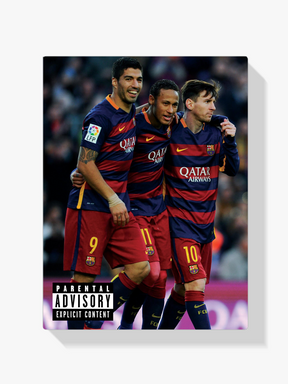 Dipingi con i numeri: Messi, Suarez e Neymar
