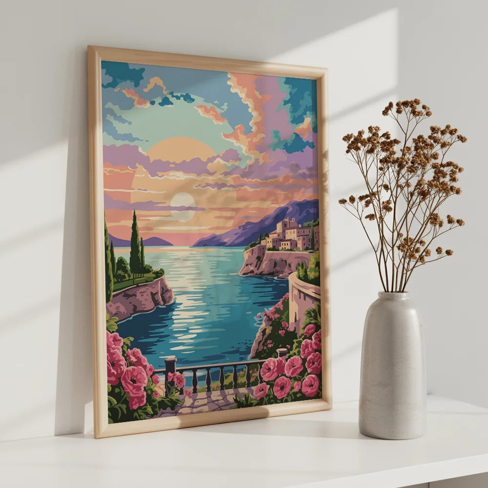 

Dipingere con i numeri - Tramonto sopra la Provenza