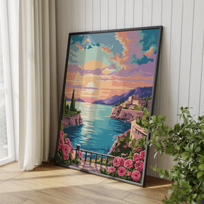 

Dipingere con i numeri - Tramonto sopra la Provenza