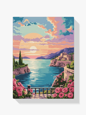 

Dipingere con i numeri - Tramonto sopra la Provenza