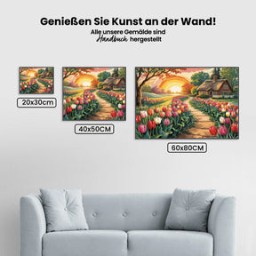Dipingi con i numeri - Tramonto su Tulip Lane