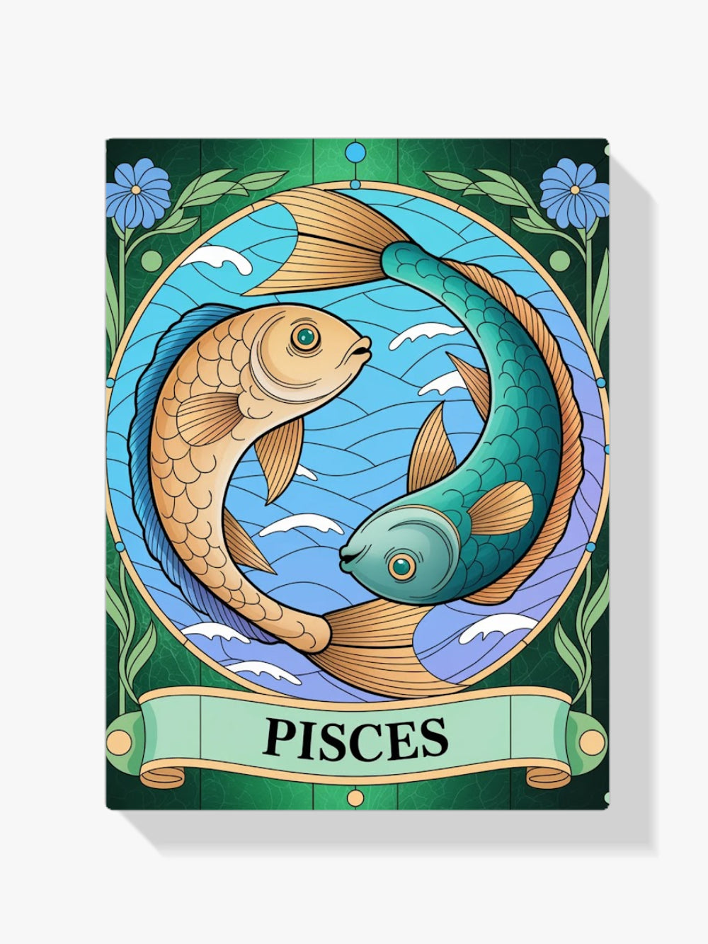 Malen nach Zahlen &#8211; Sternzeichen &#8211; Fische-5-11 (1)