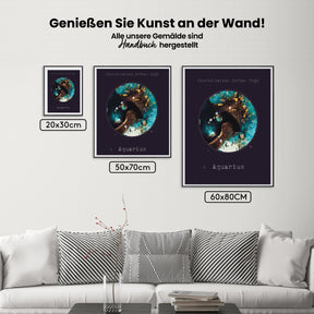 Dipingi con i numeri - Segno zodiacale - Acquario