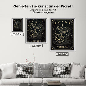 Dipingi con i numeri - Segno zodiacale - Acquario