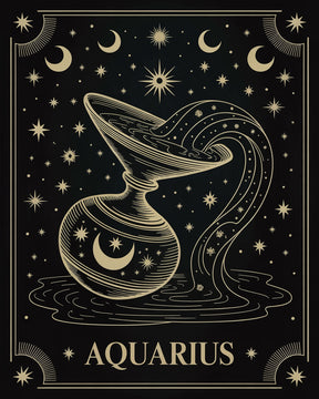 Dipingi con i numeri - Segno zodiacale - Acquario