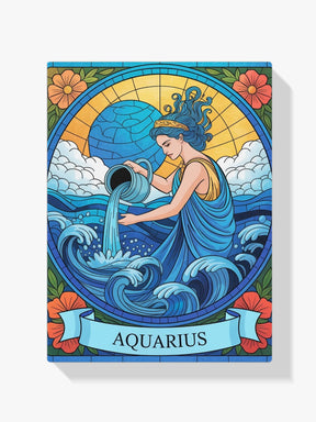 Dipingi con i numeri - Segno zodiacale - Acquario