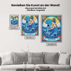 Dipingi con i numeri - Segno zodiacale - Acquario