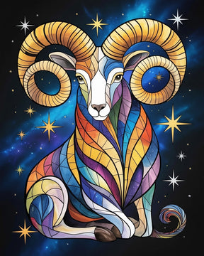 Dipingi con i numeri - Segno zodiacale - Ariete