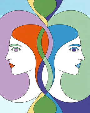 Dipingi con i numeri - Segno zodiacale - Gemelli
