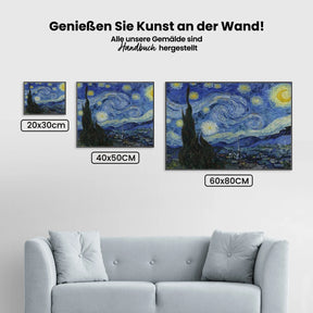 Dipingi con i numeri - Notte stellata di Van Gogh