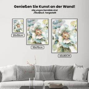 Malen nach Zahlen – Abstrakte Blumen