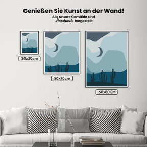 Malen nach Zahlen – Abstrakte Landschaft – 9