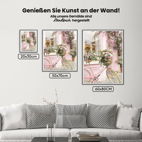 

dipingere con i numeri – fiori sulla bicicletta