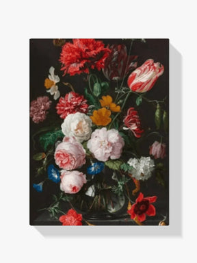 

dipingere con i numeri - fiori in vaso blu