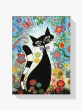 

Dipingere con i numeri – Fiori e gatto