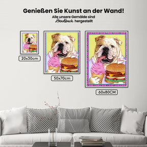 

dipingere con i numeri – bulldog hamburger