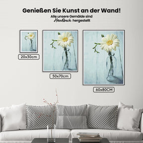 Malen nach Zahlen – Einsame Blume
