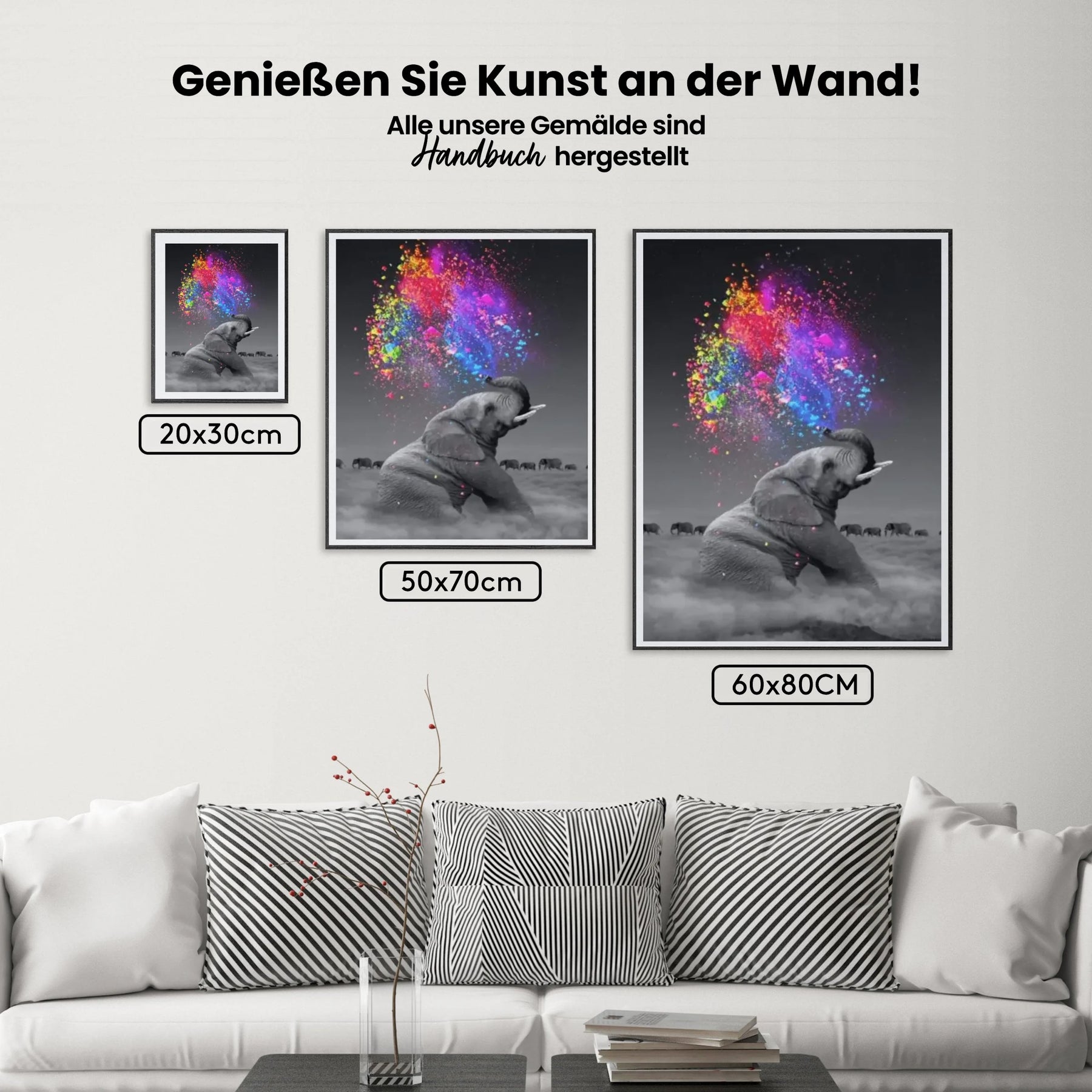Malen nach Zahlen – Elefant