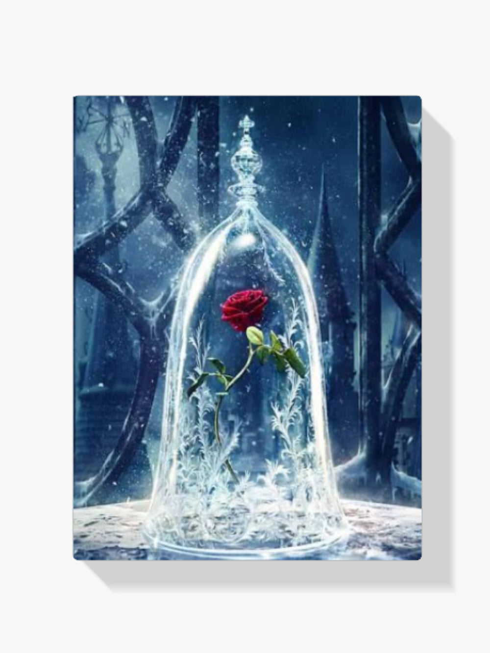 Malen nach Zahlen – Gefrorene Rose