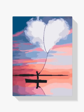 

Dipingere con i numeri – Cuore per la barca