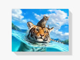 

Dipingere con i numeri – Gatto e Tiger nel mare