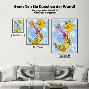 Malen nach Zahlen – Kluge Giraffe
