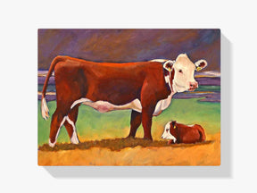 

Dipingere con i numeri – Mucca e vitello