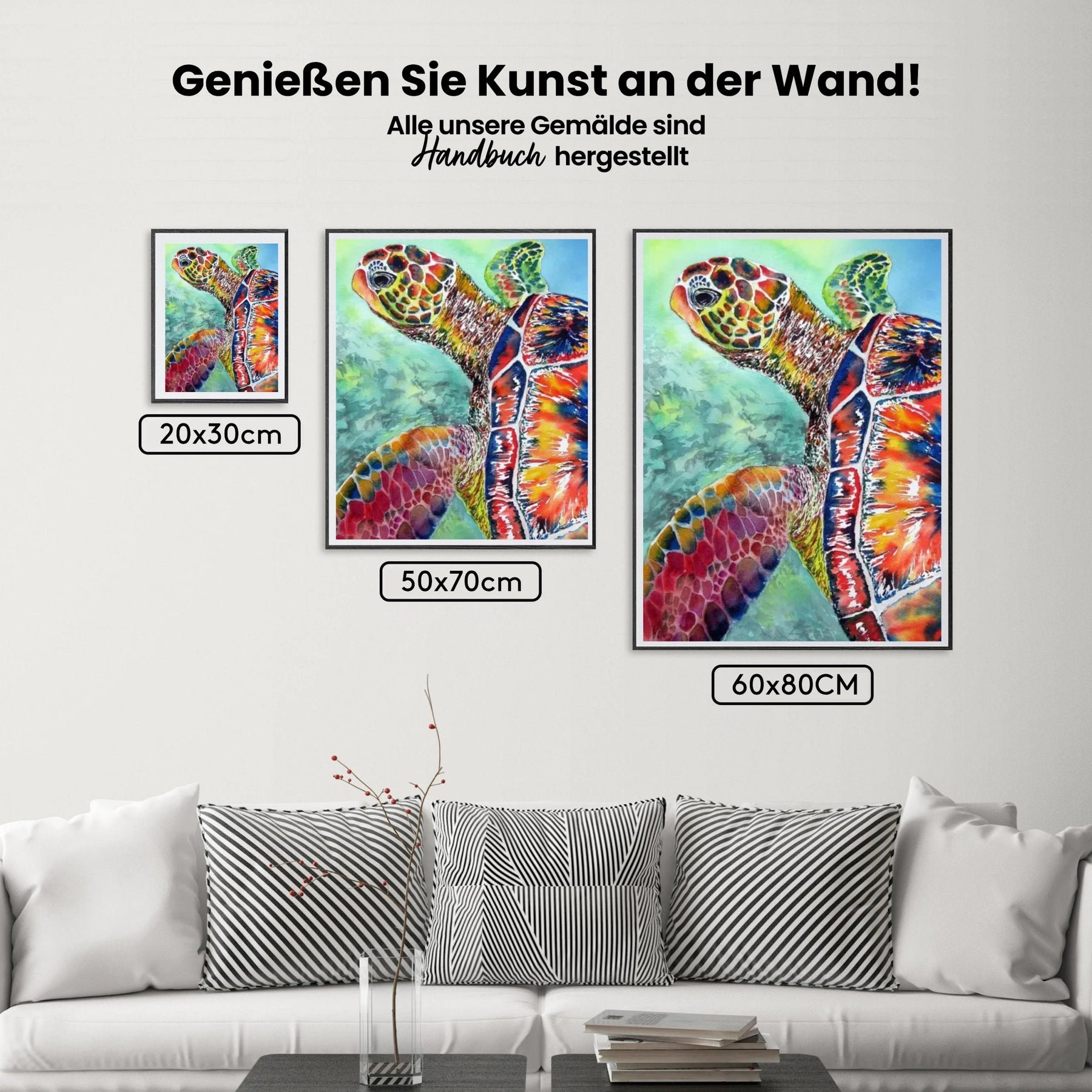 

Dipingere con i numeri - tartaruga marina