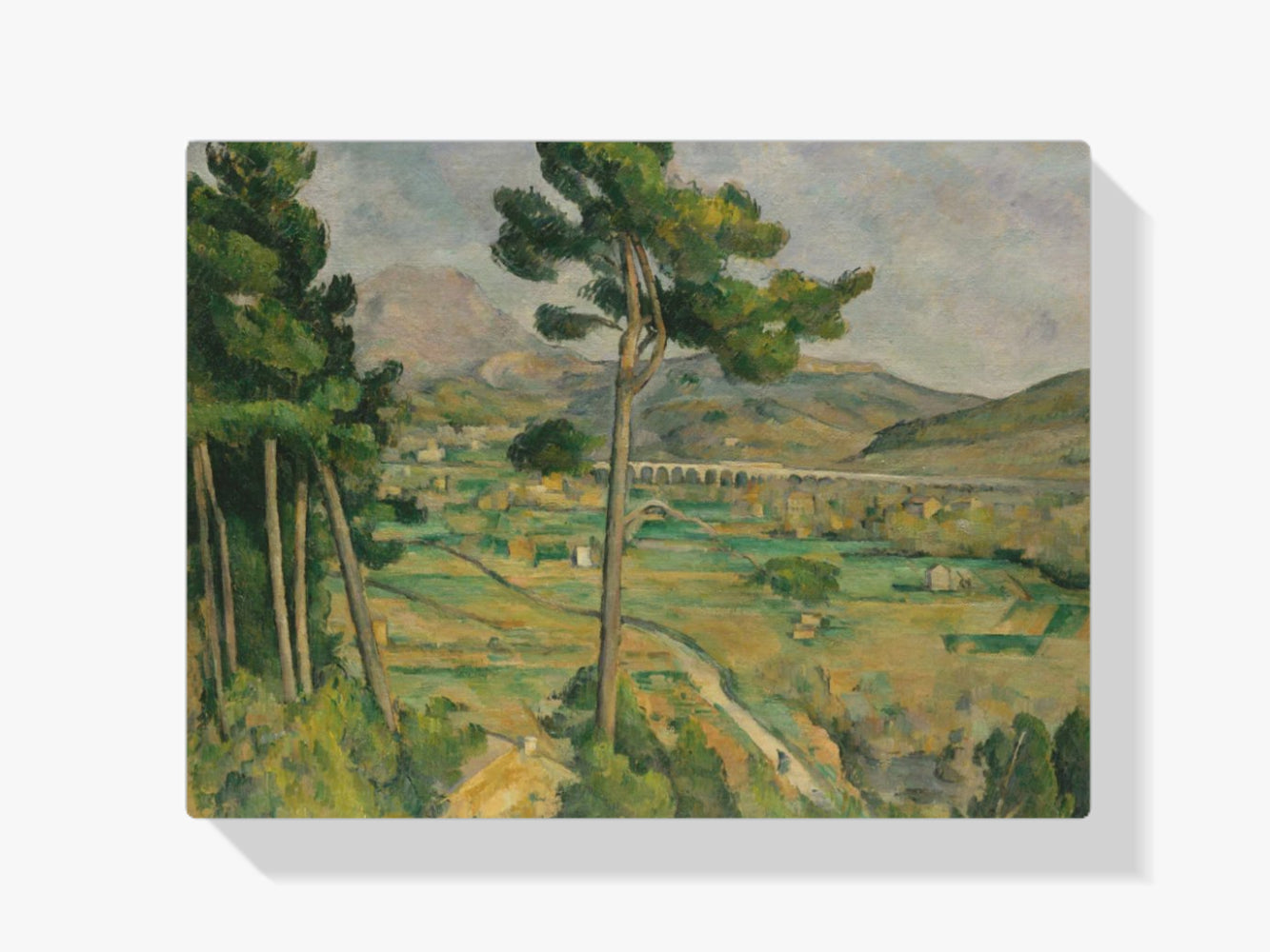 

dipingere con i numeri – Mont Sainte-Victoire e il viaducto