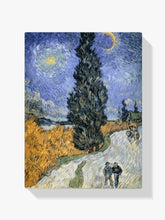 

Dipingere con i numeri - Quadro con cipresso e stella
