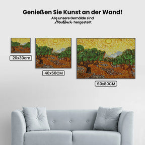 

Dipingere con i numeri - alberi di ulivo