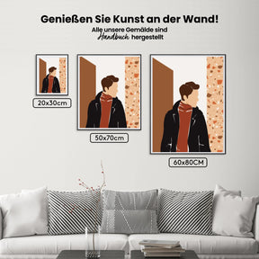 

dipingere con i numeri - illustrazioni di persone 5