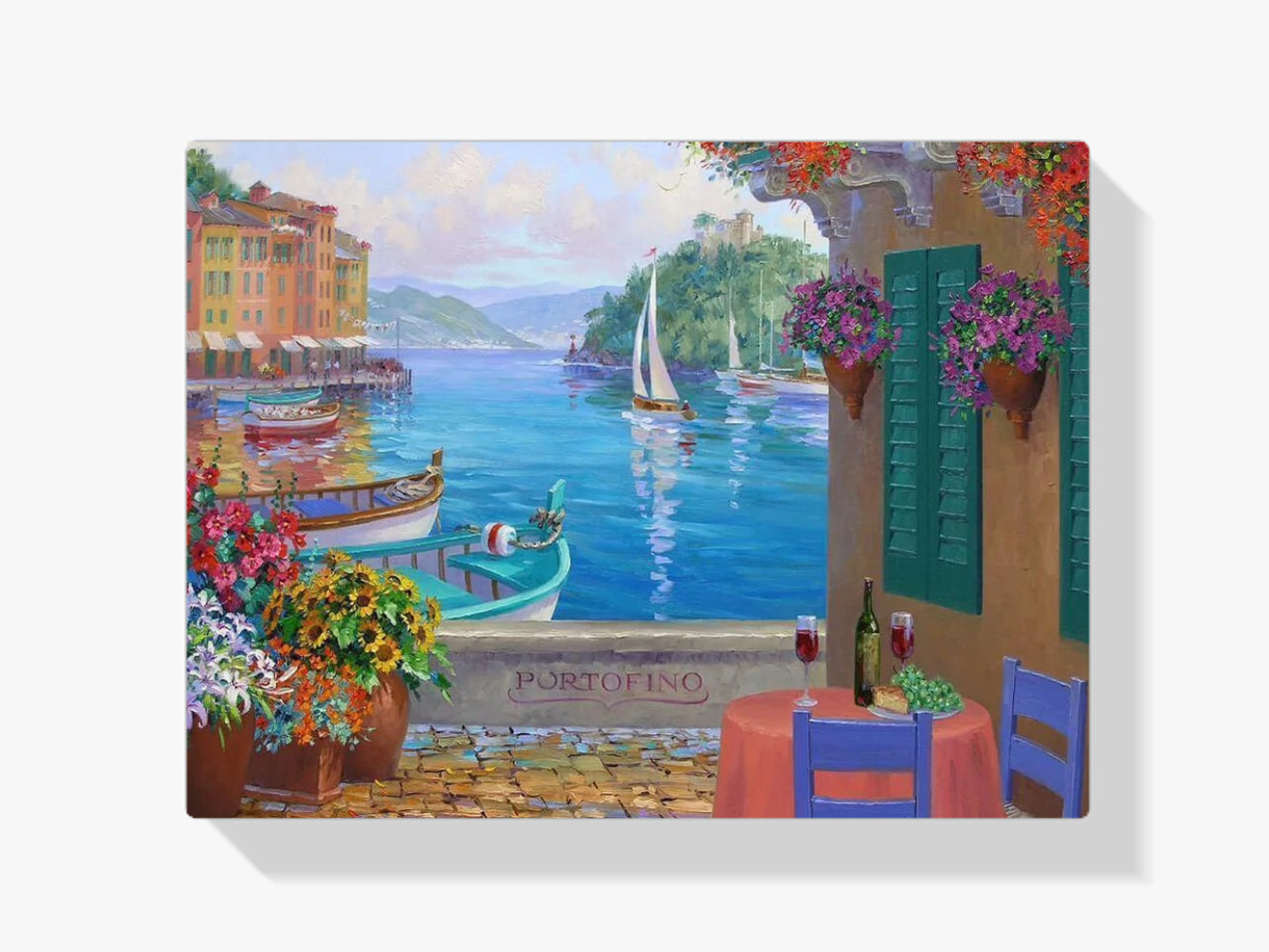 

dipingere con i numeri – Riflessioni di Portofino