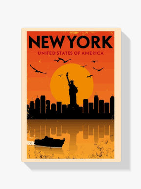 

dipingere con i numeri retro New York