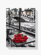 Malen nach Zahlen – Rosen in der Stadt