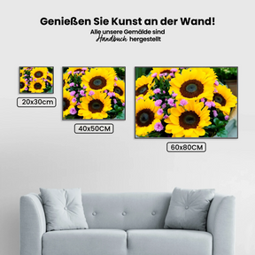 

Dipingere con i numeri - Bellissimi girasoli