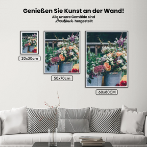 

dipingere con i numeri – bello mazzo di fiori in Emmer