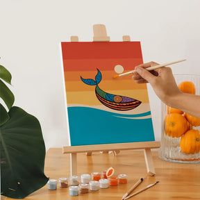 Dipingi con i numeri - 6 mini dipinti | Set Ocean Enredo