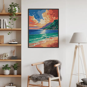 

Dipingere con i numeri - Onda di Calore Blu Azure
