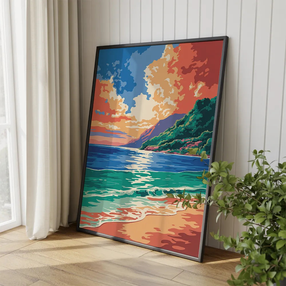

Dipingere con i numeri - Onda di Calore Blu Azure