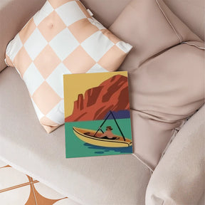 

Dipingere con i numeri - 6 Mini quadri | Set Faule Lagune