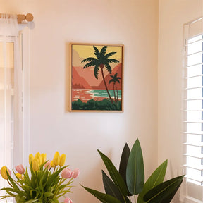 

Dipingere con i numeri - 6 Mini quadri | Set Faule Lagune