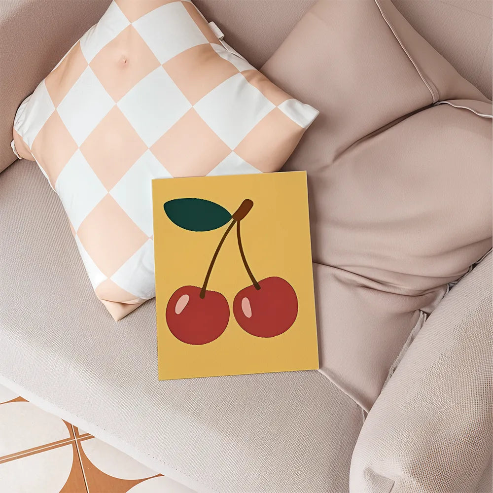 Dipingi con i numeri - 6 mini dipinti | Set di fiori di ciliegio
