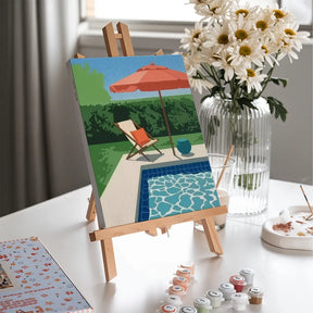 

Dipingere con i numeri - 6 Mini quadri | Set piscine Echo