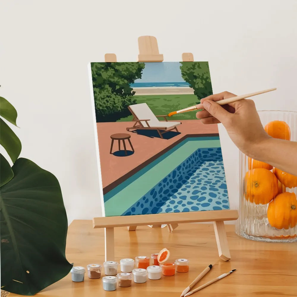 

Dipingere con i numeri - 6 Mini quadri | Set piscine Echo